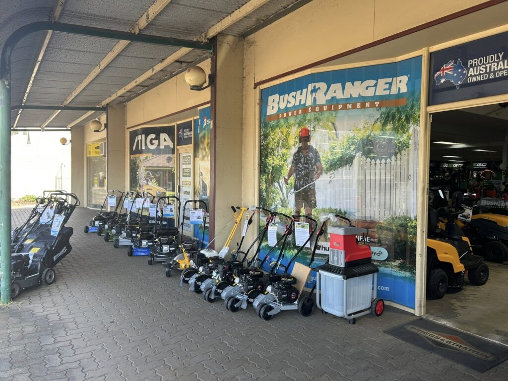 a photo of the store front of guildford garden machinery store